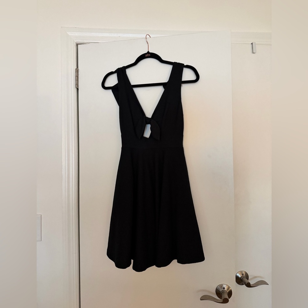 Anthropologie/Hutch Black Backless Dress